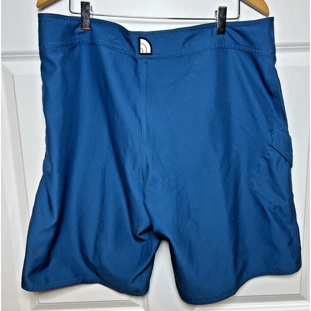 The North Face Surf Board‎ Shorts 36 Royal Blue S11 Cargo Pocket Drain Holes